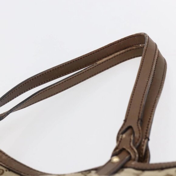 GUCCI GG Canvas Tote Bag Beige Auth 146146 - Picture 9 of 16